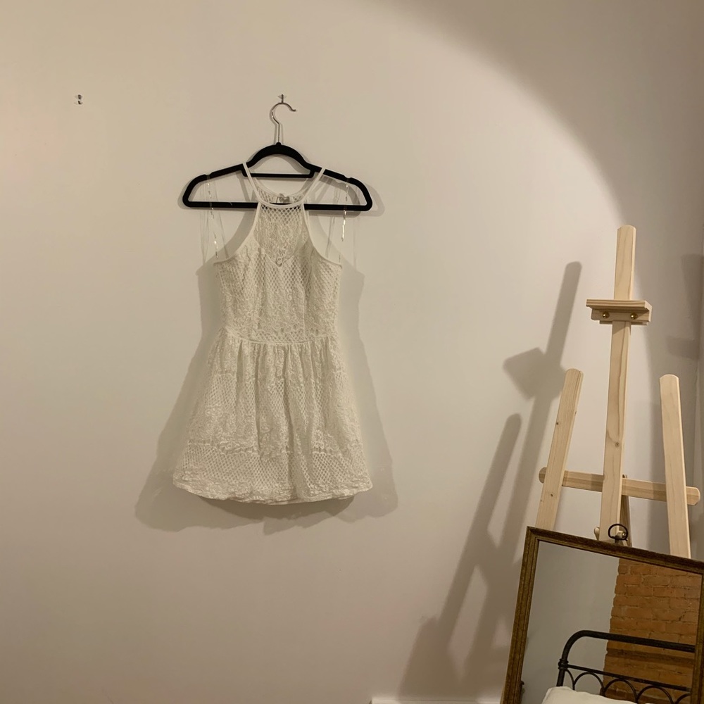 Trixxi White Lace Dress